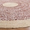 Safavieh 5 x 5 ft. Cape Cod Collection Global Round Hand Woven RugRust & Natural CAP210P-5R - alternate 2